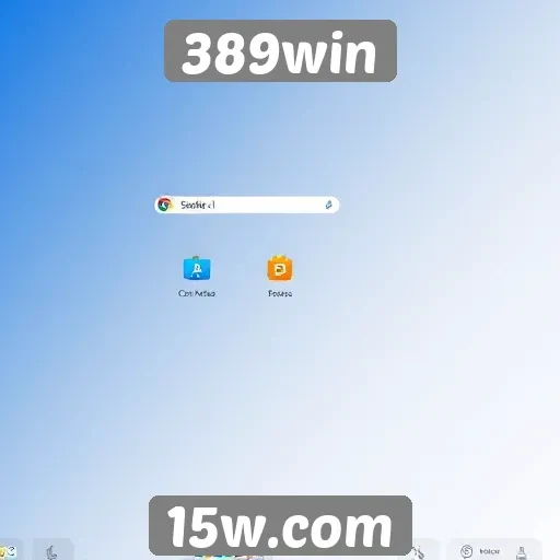 Interface do site 389win é amigável e fácil de usar